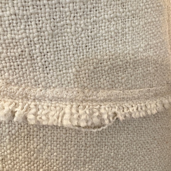 Per Se Cream Wool Blend Ivory Jacket 2 Glam Chic Versatile Elegant BaseLayer - Picture 5 of 6